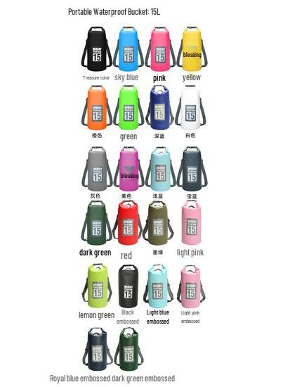 Camouflage PVC Waterproof Backpack for Swimming, Beach, and Drifting