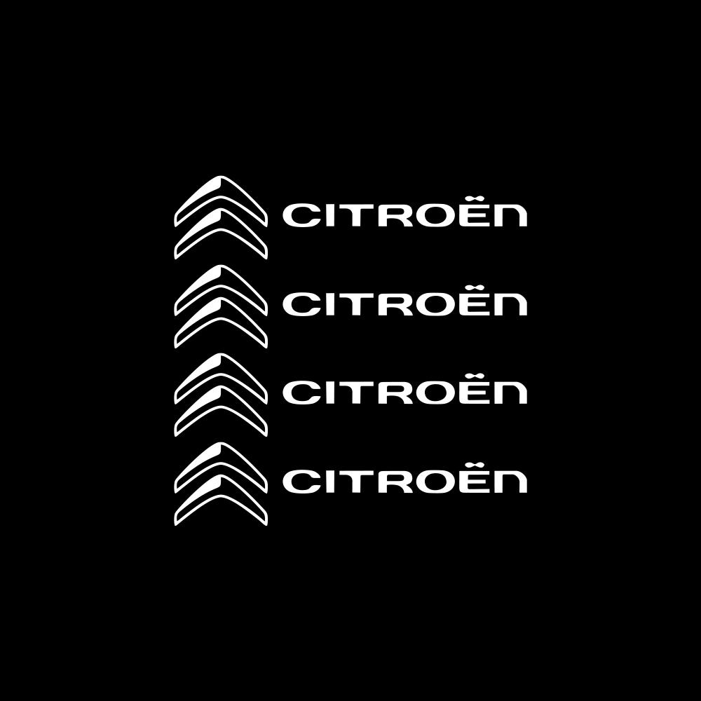MGHK6 Car Logo Window Wiper Sticker Body Door Handle Decoration Decal Accessories For Citroen C1 C2 C3 C4 Picasso C4L C6 C8 C-ELYSEE