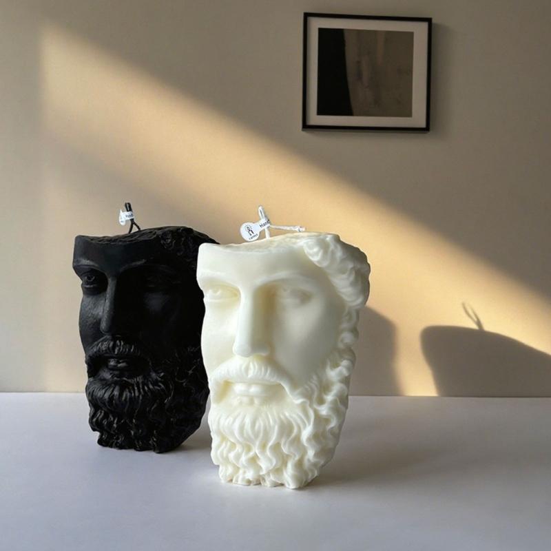 Силиконовые формы для свечей в виде человеческого лица для изготовления мыла, шоколада, домашнего декора. Многофункциональная силиконовая форма для эпоксидной смолы