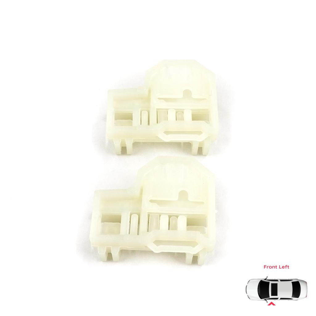 V1BWR46 Window Regulator Guide Clips Front Left for Pontiac Grand Am Sunfire Oldsmobile Alero Cutlass Chevrolet Cavalier Malibu