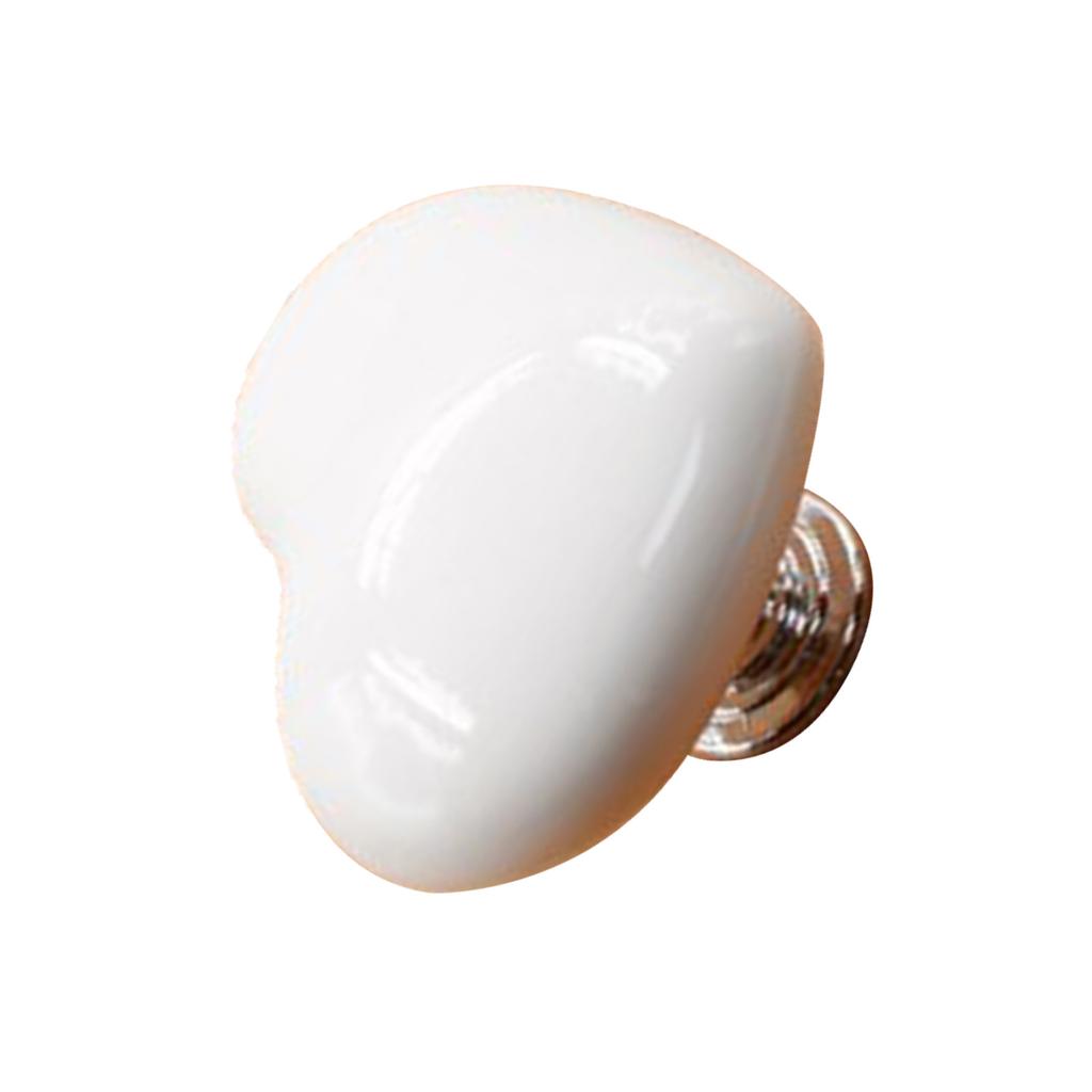 Heart Shaped Toilet Tank Button Plastic Solid Universal Toilet Button Press Replacement for