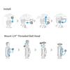 Quick Release Magnetic Mount  Rotation Car  Holder Stand for /360 Sports Camera Accessory