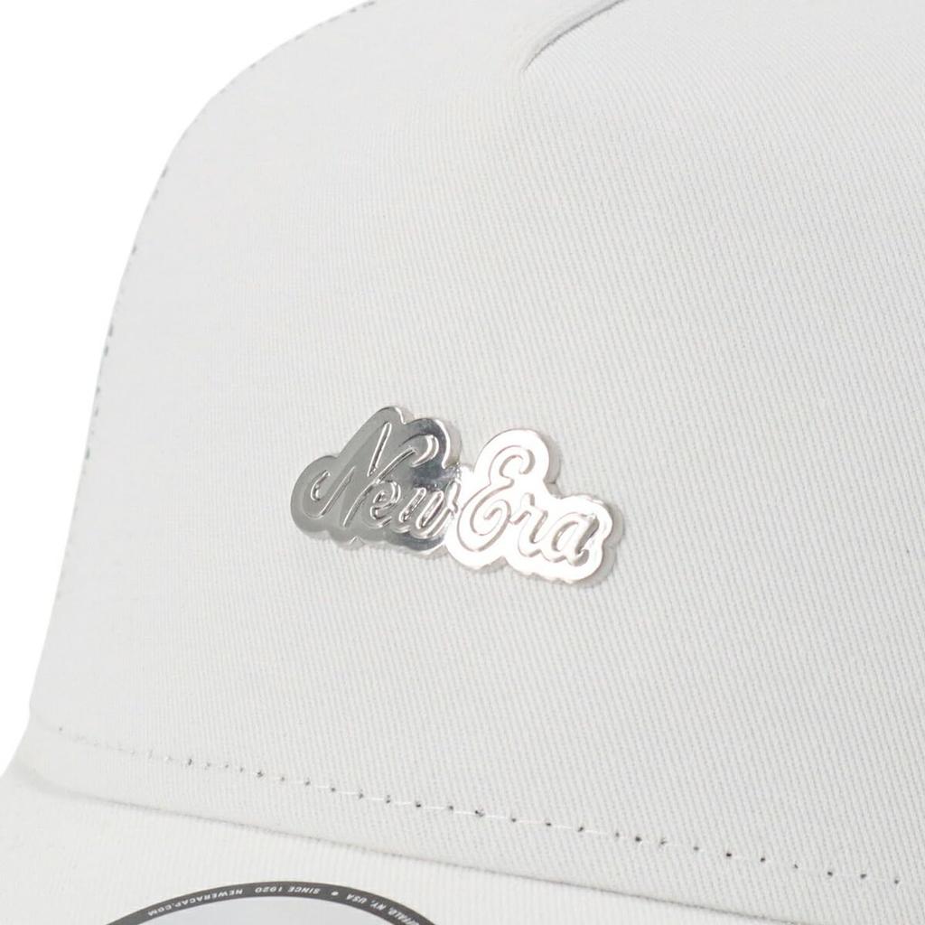 Кепка для гольфа Mesh из хлопка с металлическим логотипом, белая, БЕСПЛАТНО GF 940AFTR METAL CL LOGO WHI 14391355 NER36G9364 [New Era] 9FORTYA-Frame
