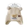 6-24Months Soft Baby Knitted Hat Plush Ball Children Warm Cap Windproof Winter Hat  Boys Girls