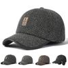 Winter Warm Cap Men's Ear Protection Baseball Cap Middle-Aged and Elderly Thick Cap