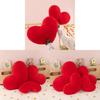 Heart Shape Plush Pillow With Pp Cotton Fill For Romantic Gift And Home Decor