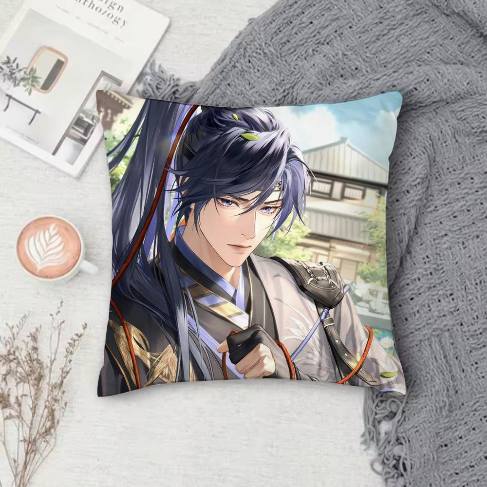 Code Kite Anime Character Doublesided Printed Square Pillow Cover Decorative Cushion Cover for Sofa Bedroom Bedside