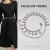 Belly Dance Waist Chain Accessories Skirt Fashionable Rhinestone Tassel High-end Crystal Metal Chain Belt for Women