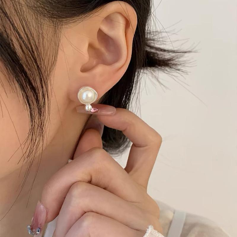 Серьги-подвески с полыми цветами и бахромой из серебряной иглы, модные, с индивидуальностью, в стиле холодного ветра, длинные, с темпераментом, передовые