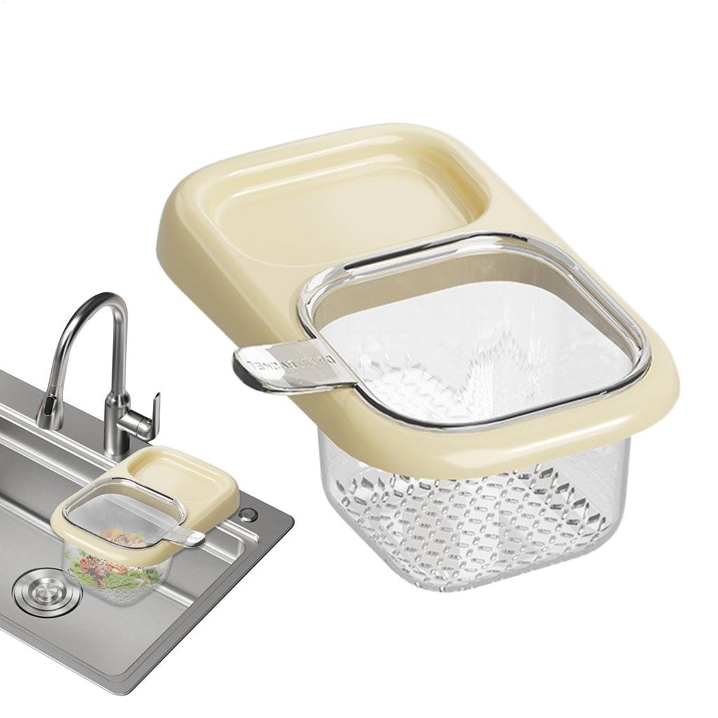 Sink filter basket kitchen waste filter leftovers filter basket residue anti-blocking drain basket suction cup sink drain basket