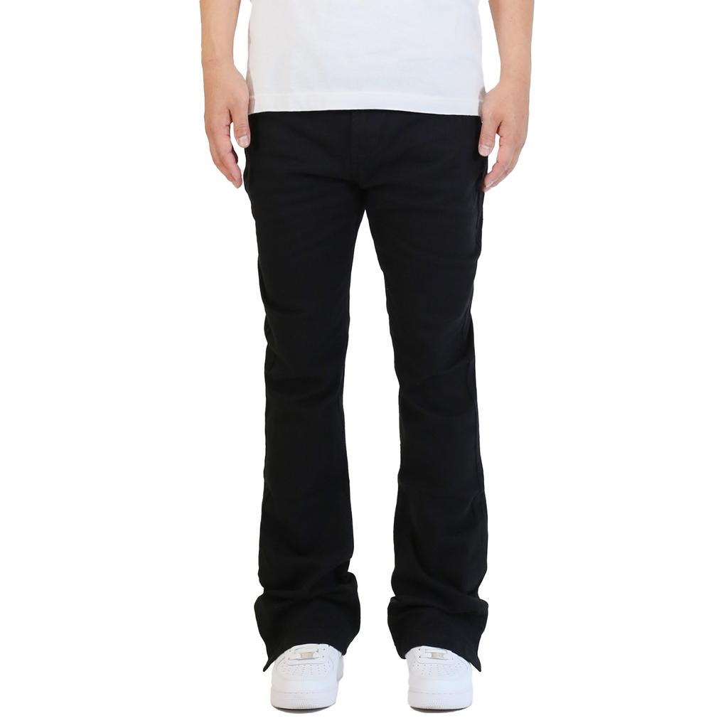 Джинсы клеш Haipeodenim цвета Jet Black