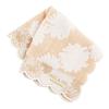 Paul Joe Large Towel Handkerchief with Scala Embroidery and Chrysanthemum Design Hand PAUL JOE ACCESSORIES & (Beige) [100% Cotton] Women's Towel,