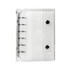 PVC Clear Binder Cover M5 A6 A7 Size 5-Hole Replacement Shell for Photo Cards And Stickers Anti-slip Binder Inserts DIY Planner