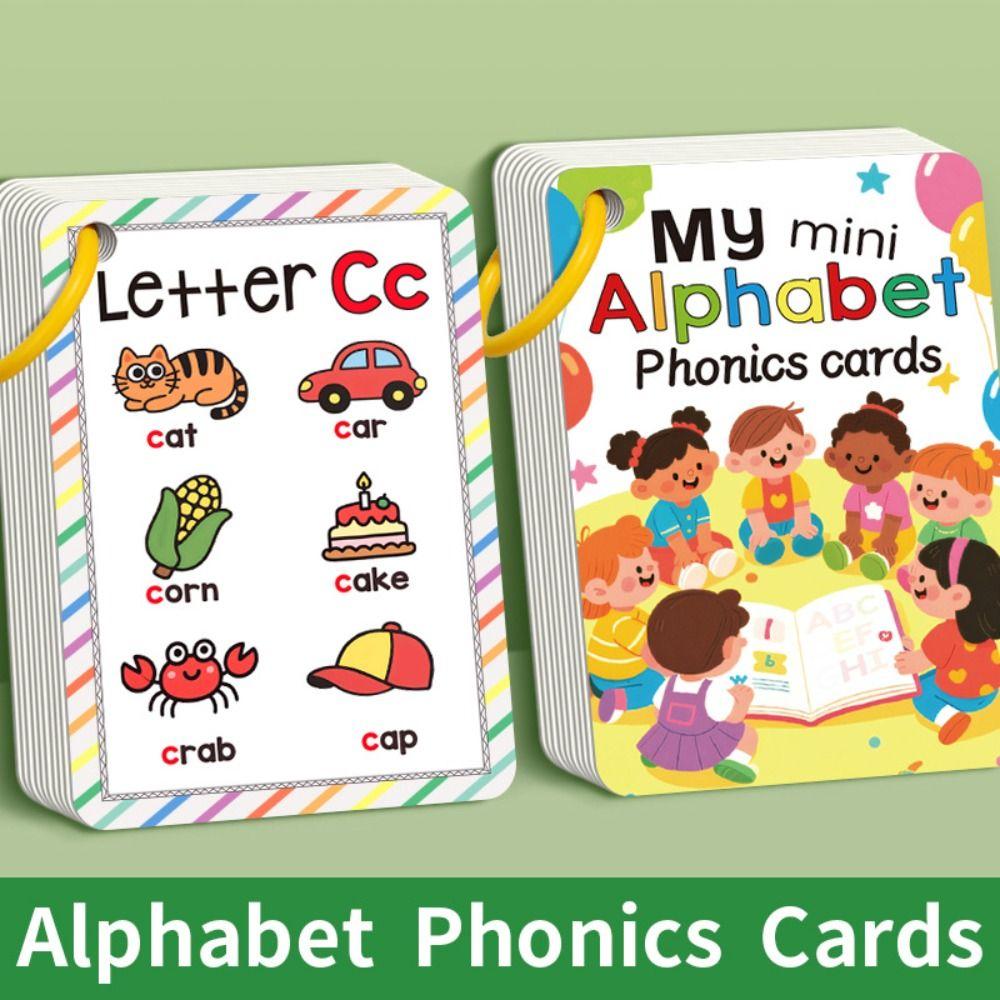 A-Z Cards English Alphabet Cards 26 Letters Montessori Learning Cards Home Learning