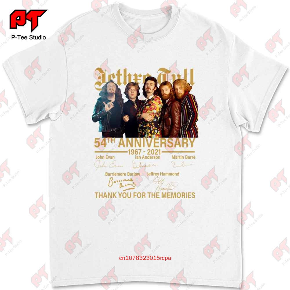 Jethro Tull 54Th Anniversary Rock Band Fan Retro T Shirt S 5Xl Black NVBO