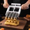 Диспенсер для начинки Mooncake, пищевой пластик, сделай сам, форма для начинки лунного торта, инструмент для изготовления ручного пресса, штамп для печенья, кухонные принадлежности для выпечки