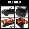 1/32 DODGE Mammoth 1000 TRX RV Car Off Road Vehicle Alloy Diecast Model Camping Car Children's Toy Car Home Decoration Ornaments
