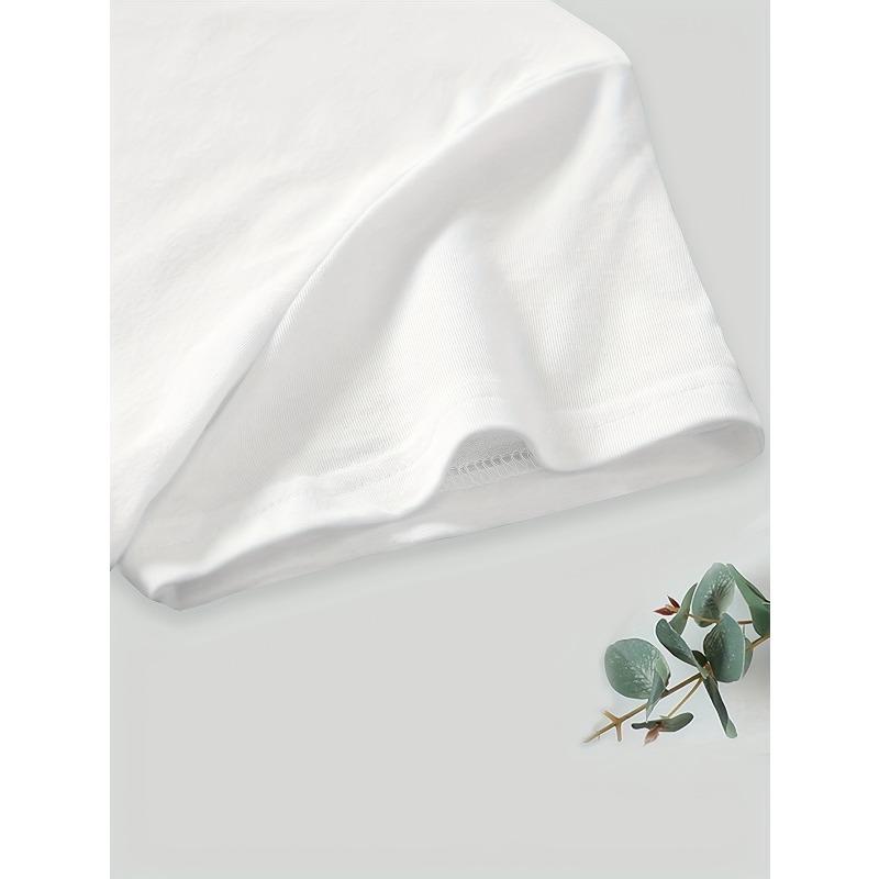 Европейский размер  С принтом Повседневная Круглый вырез Короткий рукав Футболка Летняя Новая Женская одежда