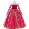 Frozen Princess Aurora Lace Gown: Girls' Sleeping Beauty Halloween Costume