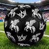 1PC Horse Fantasy Art Royal Crown Artwork Soccer Ball Size 5 Football Machine Sewn Indoor/Outdoor Universal Football S91