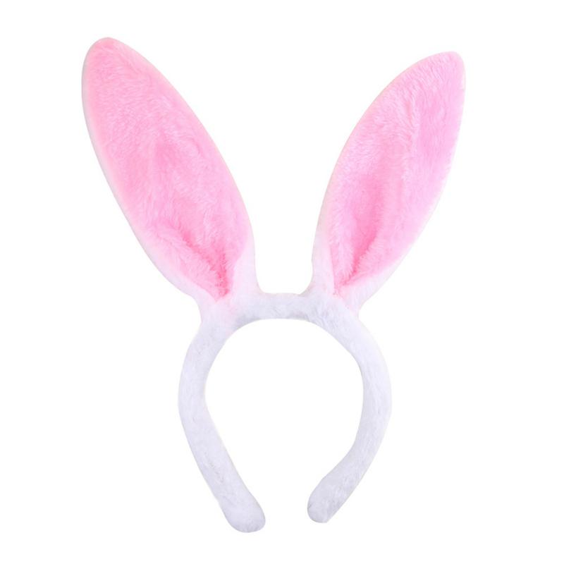 Easter Festival Fluff Rabbit Ears Dress Up Prop Funny Party Hats Bunny Ears
