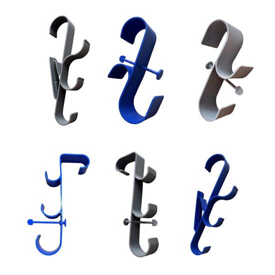 Pool Hooks Adjustable Swimming Pool Bracket Hanger Drill-Free Installation Durable Multifunctional Storage Hook for