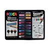 Case of Markers - POSCA - 20 Pieces - Multi-surface - Vivid Colors - Indelible