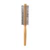 Anti-Static Wooden Handle Salon Styling Drying Tool Round Hairdressing Curling Massage Roller Comb For Real Hair Wigs Barber