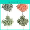 Realistic Eucalyptus Leaf Artificial Flower For Table Centerpieces And Photography Props