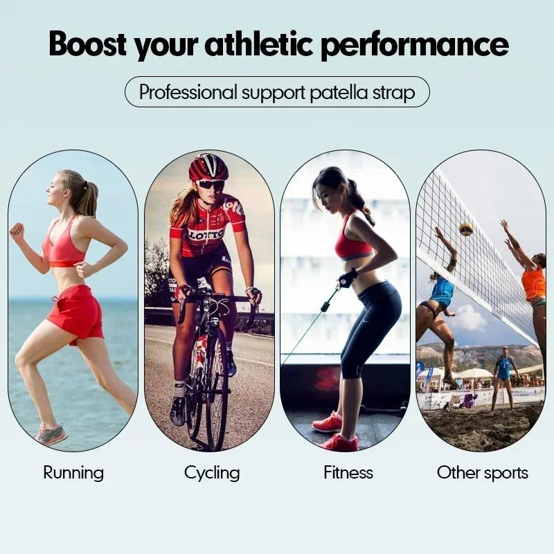 1 шт. регулируемый спортивный наколенник, эластичный бандаж для футбола, баскетбола, спортивный наколенник для фитнеса, спортивный наколенник