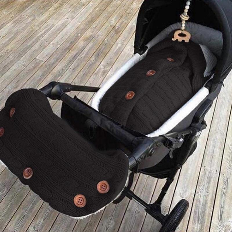 Windproof Infant Pram Mittens Stylish and Practical Stroller Hand Muff Toddlers Pushchair Hand Warmers Baby Cart Part White