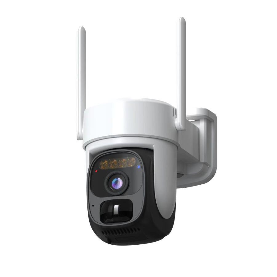 O-KAM 2K Уличная камера на солнечных батареях: Водонепроницаемый, WiFi/4G, Ночное видение, Полноцветный, Вращение на 360°.