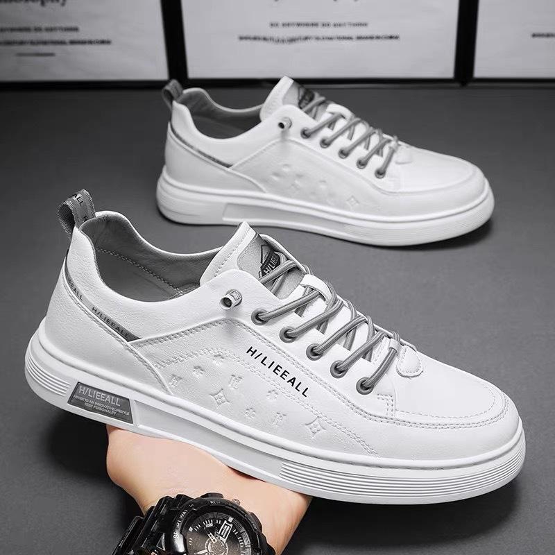 Summer Men's Shoes New Breathable Little White Shoes Men's Korean Version Trendy Versatile Flat-soled Sports Shoes Casual Board Shoes Trendy Shoes