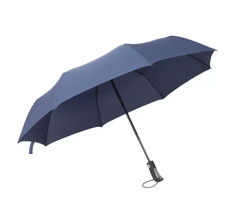 Qiutong Men and Women Fully Automatic Umbrella since Folding Umbrella Business Umbrella Advertising Umbrella Folding Umbrella All-Weather Umbrella