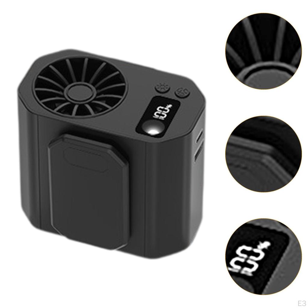 Портативный поясной зажим для вентилятора, многофункциональный, легкий, бесшумный, небольшой, персональный, перезаряжаемый