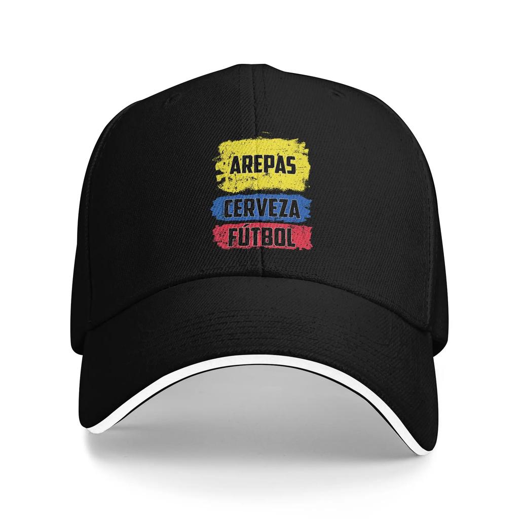 Vintage Colombia Flag Golf Cap Unisex Headwear Outdoor Travel Adjustable Fit Sun Caps