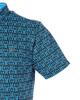 Andrews Short Sleeve Polo Shirt Wave Pattern with Golf L St. Men's (New Mesh) / / 042-5160557 110_Blue