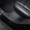 Для Tesla Model Y Защитные накладки на пороги передних и задних дверей Накладка на педали из углеродного волокна ABS для защиты от грязи Аксессуары для Tesla