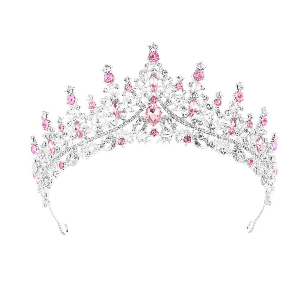 Crown Headdress Birthday Headband Queen Bride Alloy Hair Accessories Party Crown Rhinestone