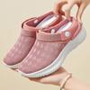 2025 Summer New Women's Shoes Fashion Casual Breathable Mesh Slippers Shoes A Slip-on Half Support Shoes Women's Shoes