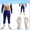 Стильный аниме комбинезон Vegeta Dragon Ball Z для косплея для всех возрастов