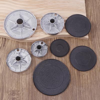 Набор Духовка Газовая конфорка Горелка Плоская Крышка огня Корона Колпачок пламени Колпачок пламени газовой горелки Подходит для большинства горелок газовой плиты Аксессуары Плита