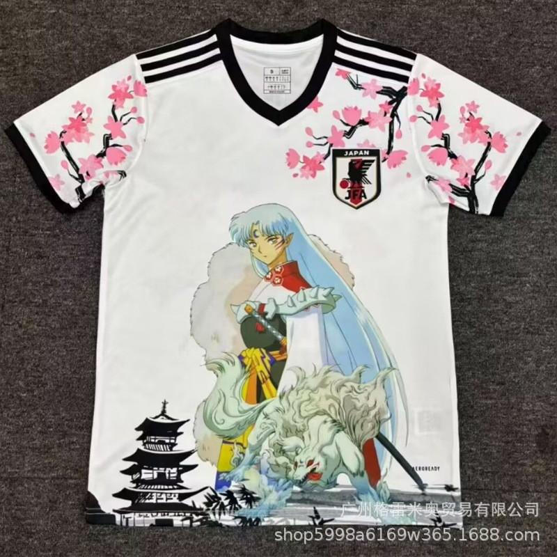 Japan Football Team Jersey Adult Kids Short Sleeve Quick Dry Breathable Sports Shirt Training Running