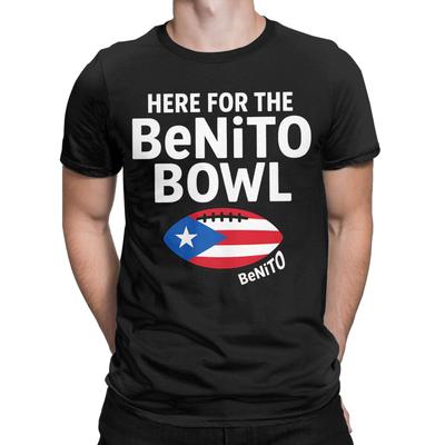 Bad Bunny Футбол Benito Bowl Мужская футболка Новинка Футболки с коротким рукавом Круглый вырез Футболка 100% Хлопок Одежда для взрослых - Мужчины...