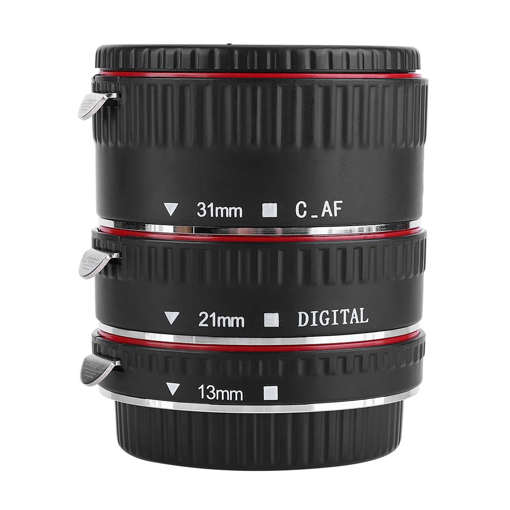 SHOOT Automatic Auto Focus 31 21 13mm Macro Extension Tube Set for Canon Ef EF S Camera