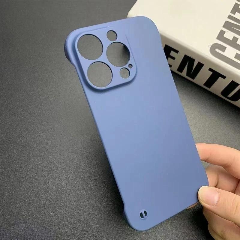 Роскошный Матовый Чехол Без Бортиков Для iPhone 11 12 13 14 15 Pro Max 7 8 Plus X Xs Max XR Mini Ультратонкий Бампер Чехол