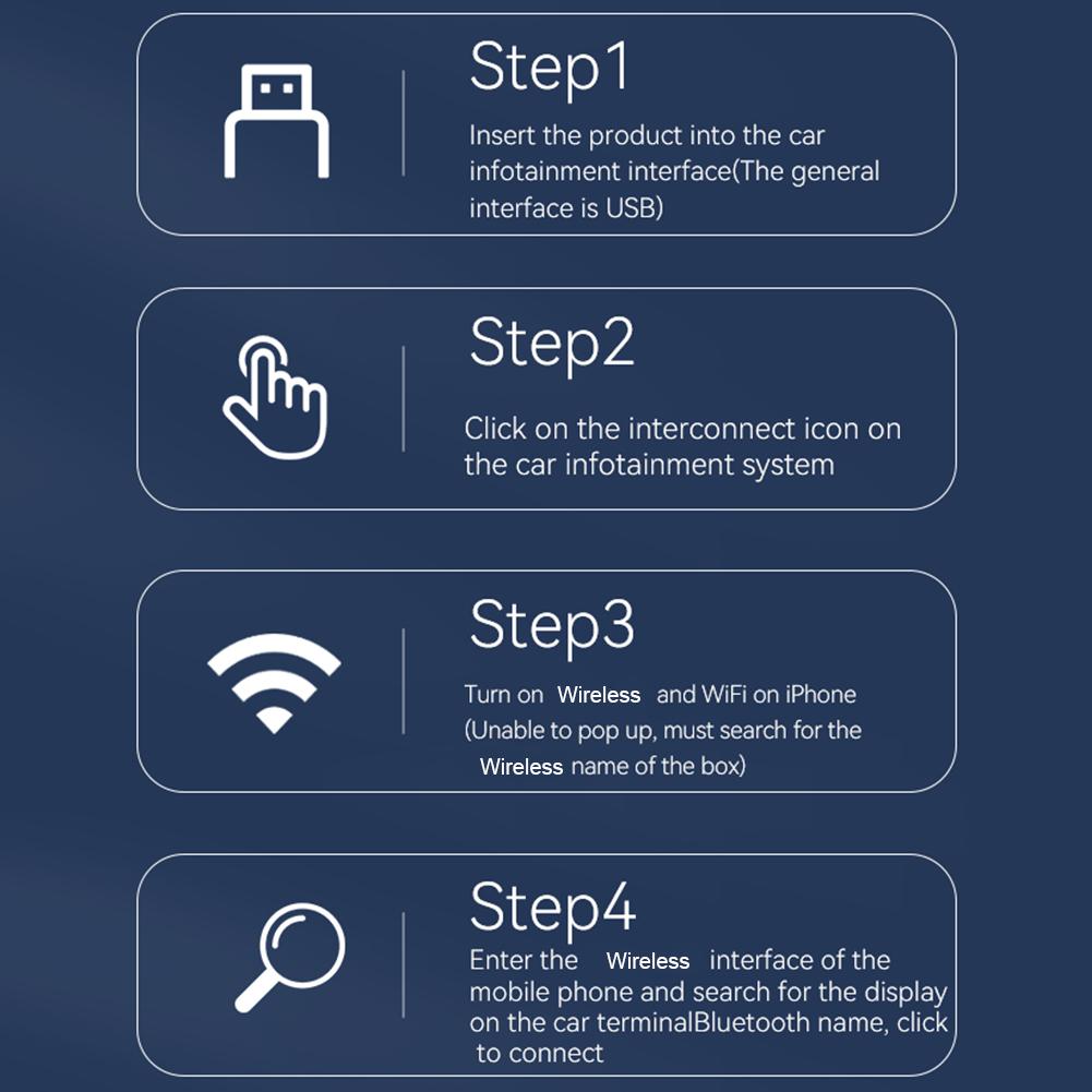 5 В Type-C USB Беспроводной CarPlay Android Auto AI Бокс BT 5.0 Обновление по воздуху Автоматическое подключение для OEM Проводной CarPlay Andriod Auto Автомобилей