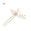 Rhinestone Gold Prom  Jewelry Accessories Hairpins Pearl Hair Pin  Bridal Clips Bridesmaid Tiara