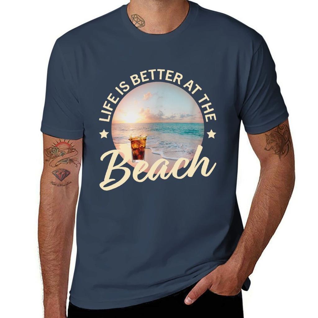 Life Is Better At The Beach Tshirt Holiday Vacation Tee Shirt