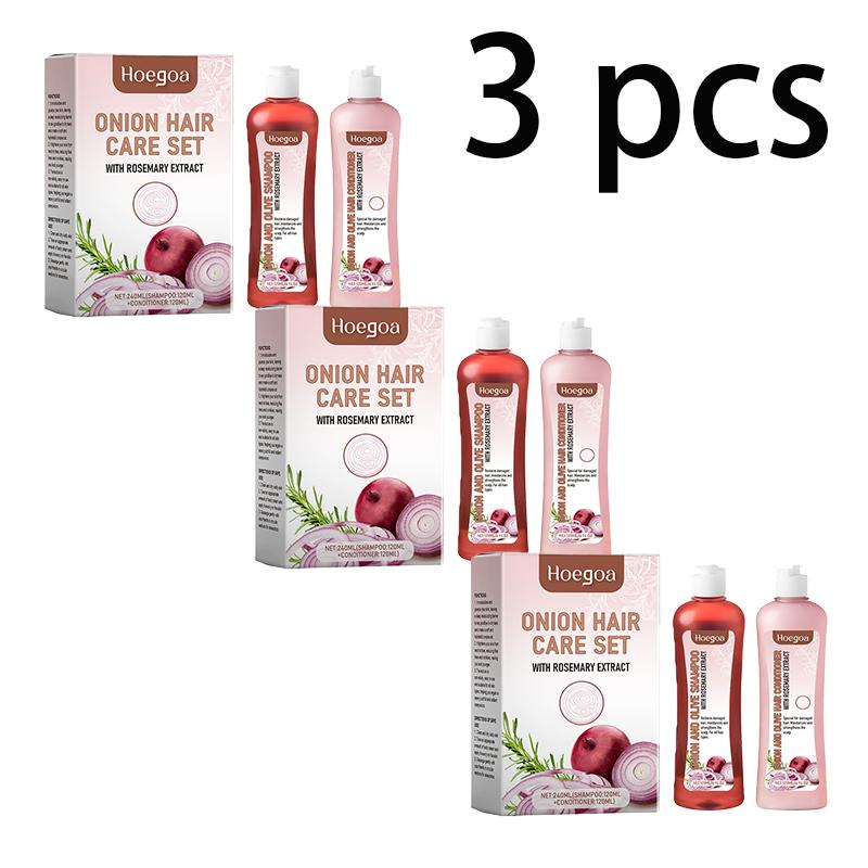 Набор шампуней Hoegoa Onion Rosemary Nourish & Repair Dry & Frizzy Smooth & Shine Conditioner Set